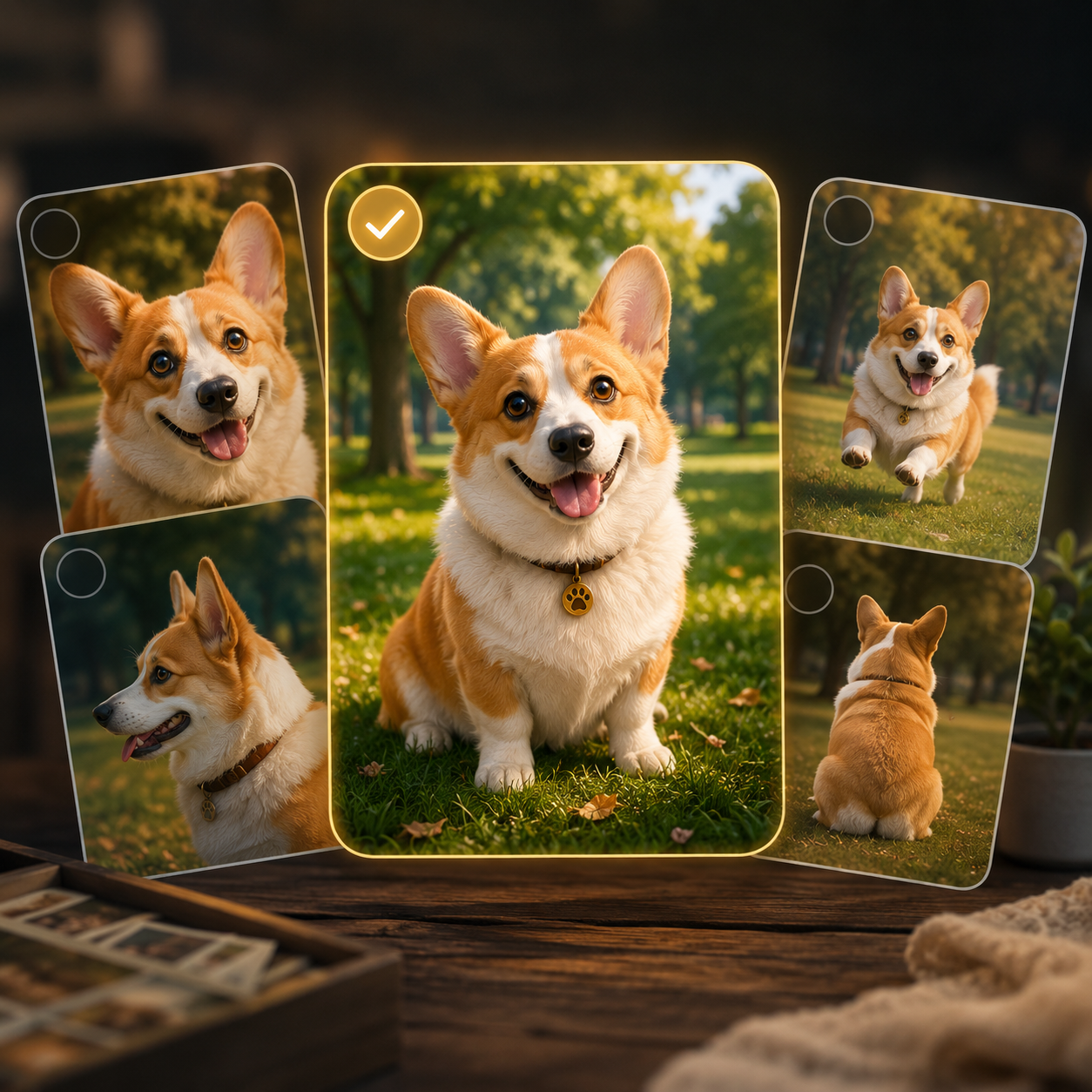 PetBond photo selection screen