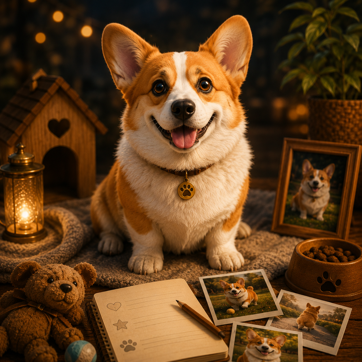 PetBond profile and menu screen